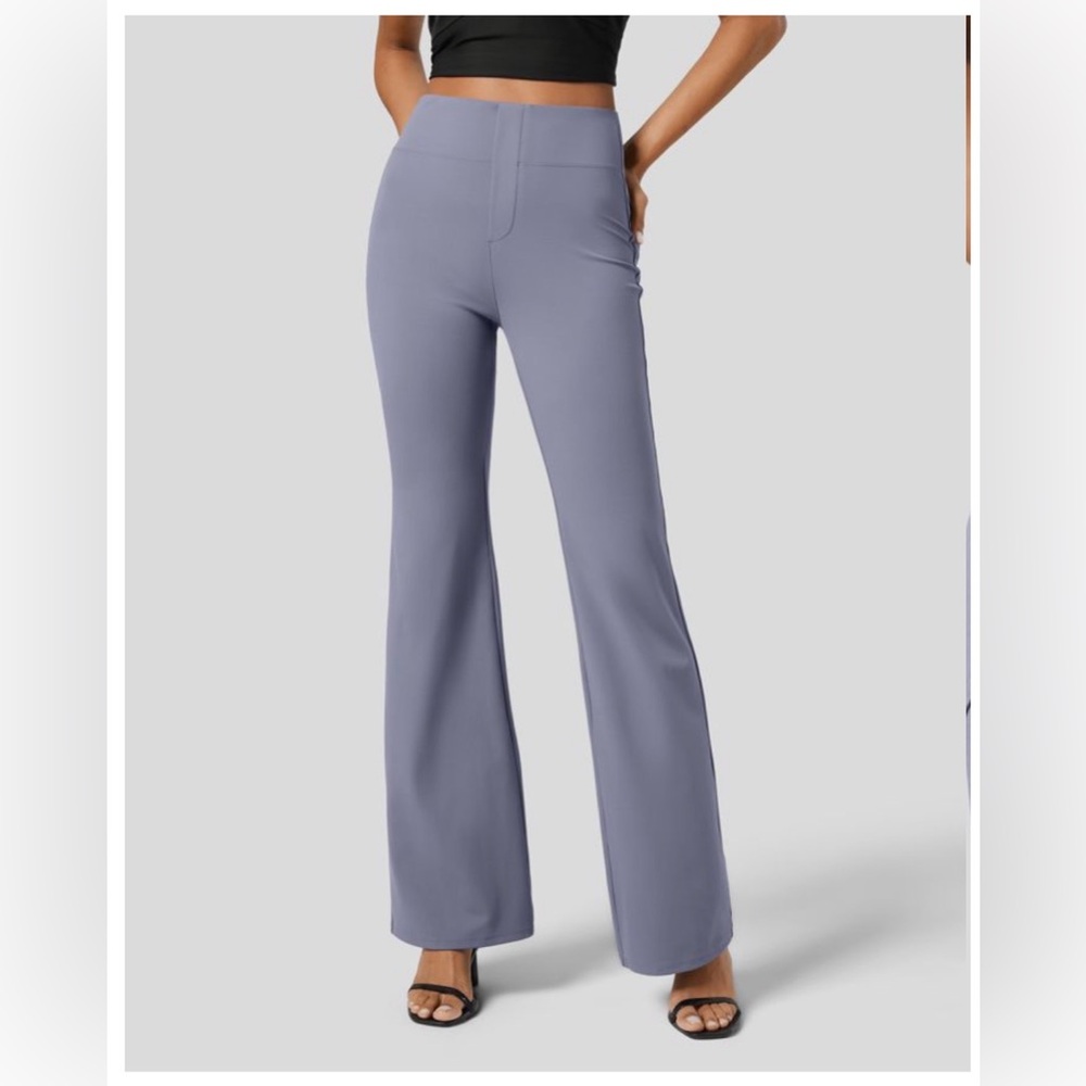 HALARA Women's Flare Pants in Slate Gray